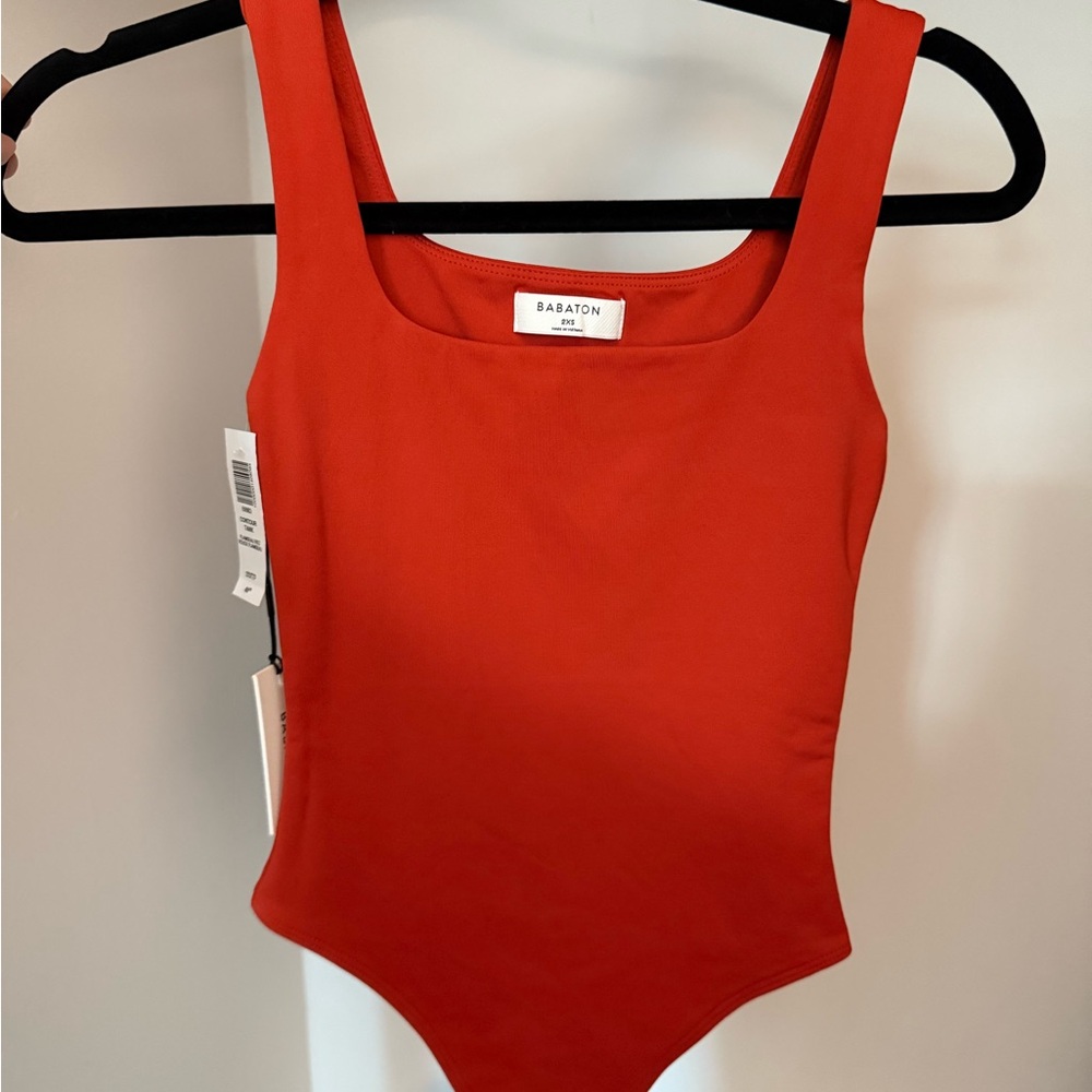 Babaton Red Contour Bodysuit 2XS NWT